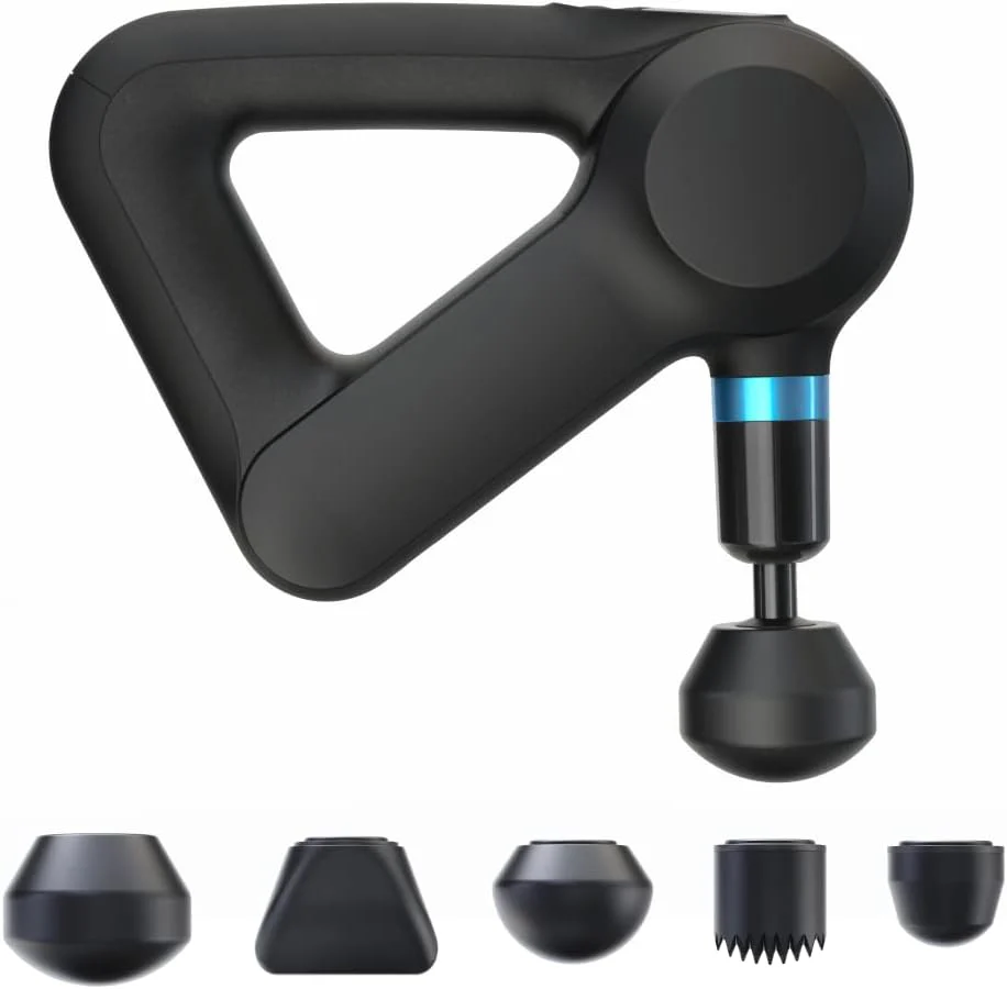 TheraGun Elite Ultra-Quiet Percussion Massage Gun for Deep Tissue Muscle Pain Relief, Handheld Electric Massager Perfect for Neck, Back, and Full Body Tension, Bluetooth and USB-C Charging, 5th Gen